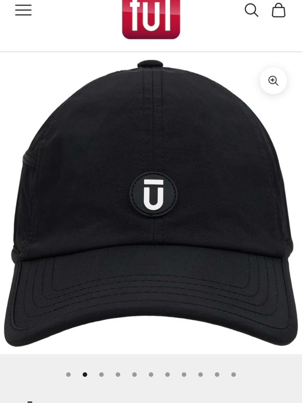 Tumi Black Logo Baseball Cap